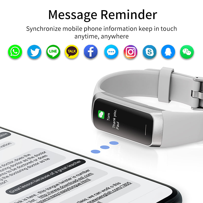 LIGE Smart Watch for Fitness, Body Temp, Heart Rate Monitor