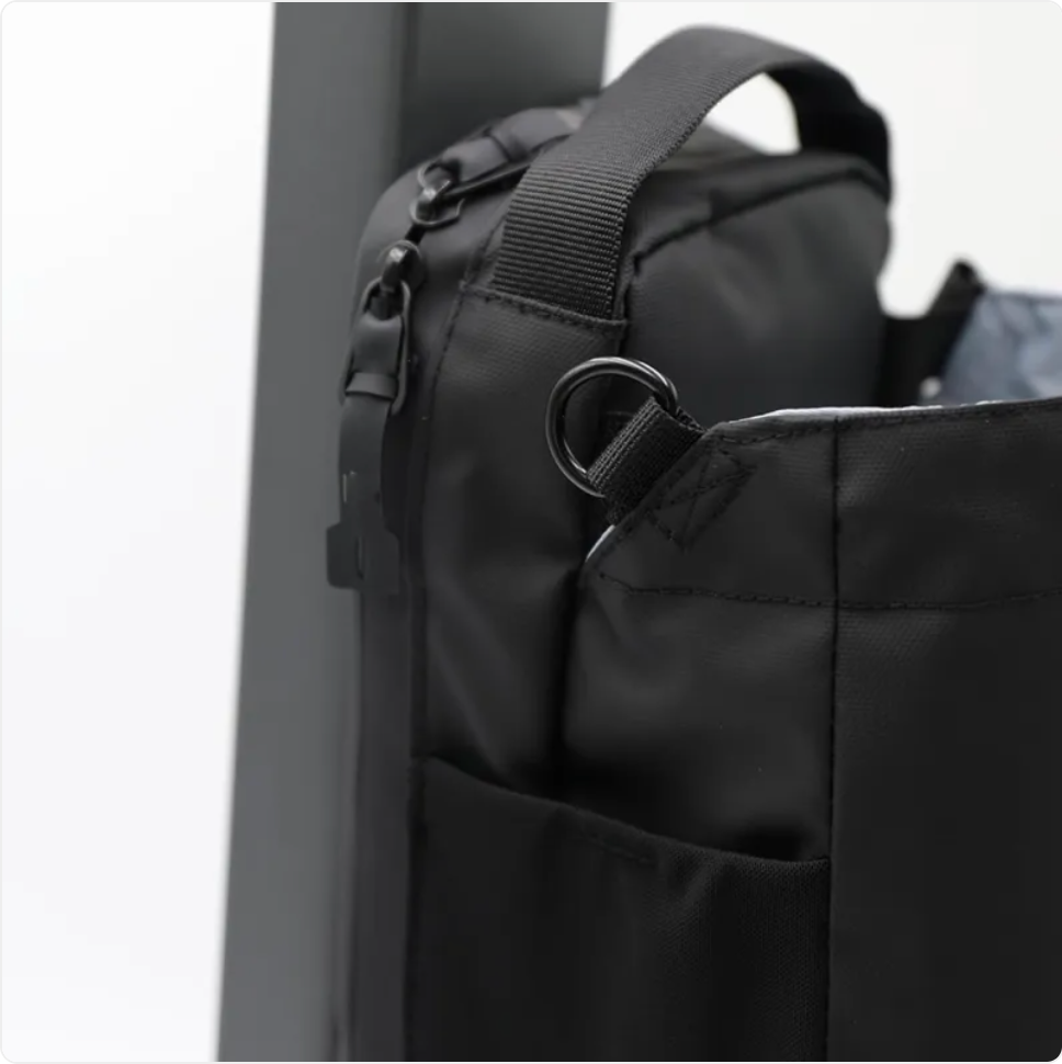 Gym Bag with Outdoor Kettle Holder