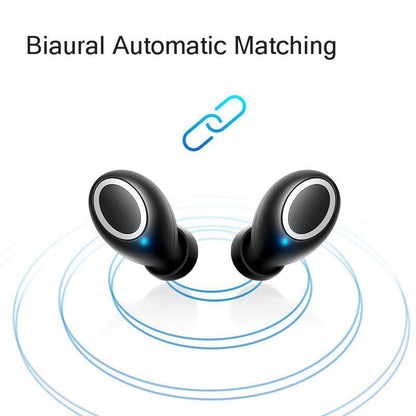 5.0 TWS Sports Bluetooth Earbuds with Charging Case