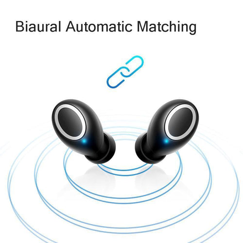 5.0 TWS Sports Bluetooth Earbuds with Charging Case