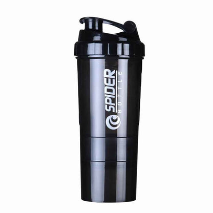 Three-Tier Protein Shaker Bottle for Fitness (Multifunctional)