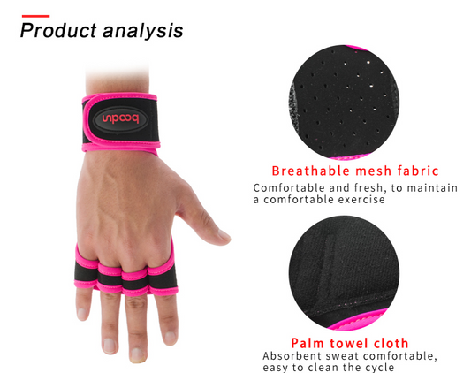 Breathable Anti-Slip Wrist Wraps for Fitness