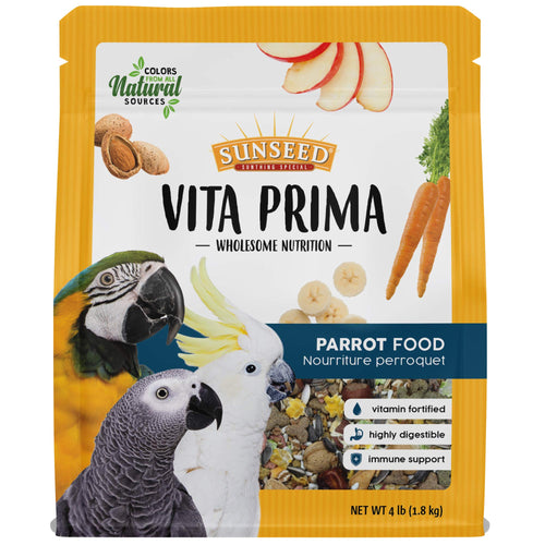 Sunseed Vita Prima Wholesome Nutrition Parrot Food 4 LBS