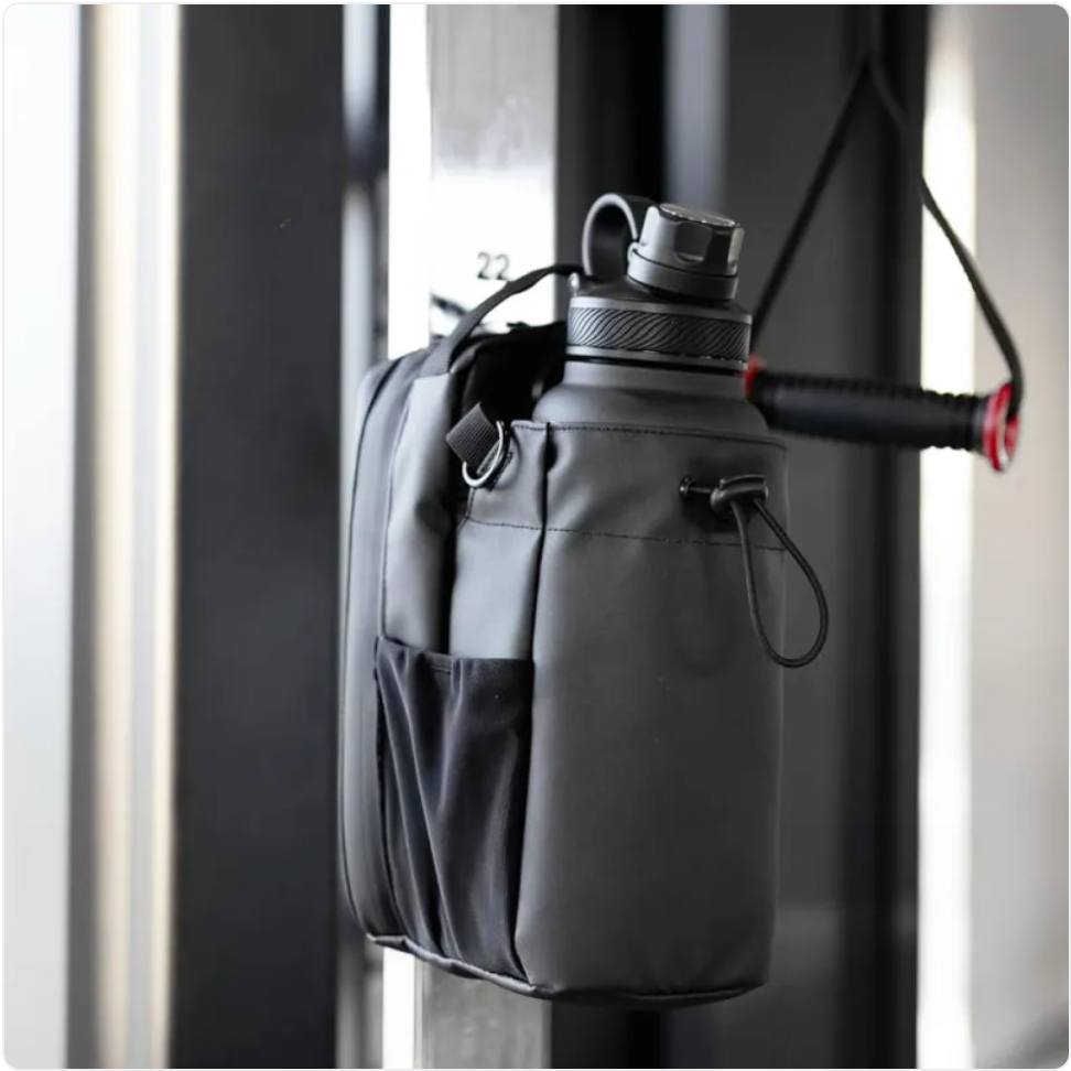 Gym Bag with Outdoor Kettle Holder