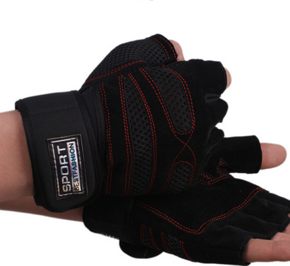 Men's Gym Training Gloves for Summer Cycling (Half-Finger)