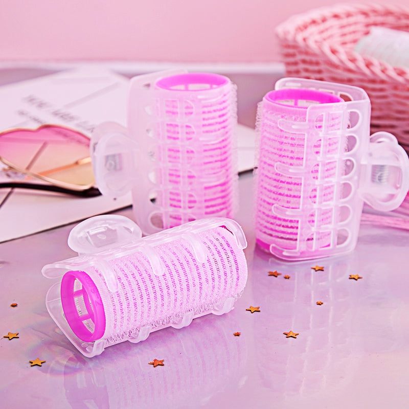 3pcs Self-Adhesive Hair Rollers for Curling and Styling