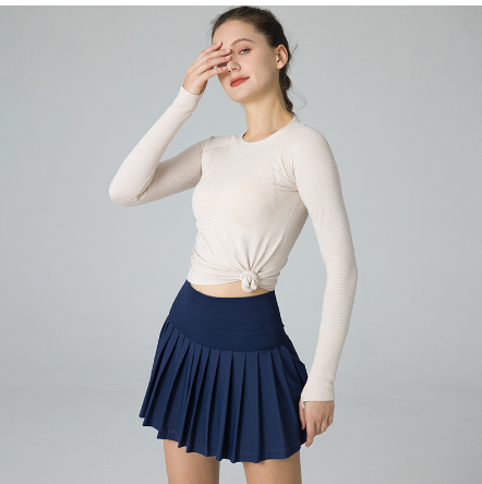 Women's Long Sleeve Sports T-Shirt for Yoga and Running