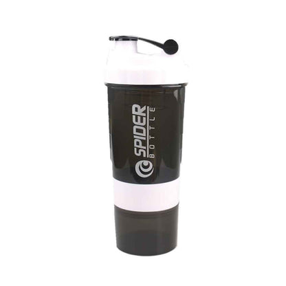 Three-Tier Protein Shaker Bottle for Fitness (Multifunctional)