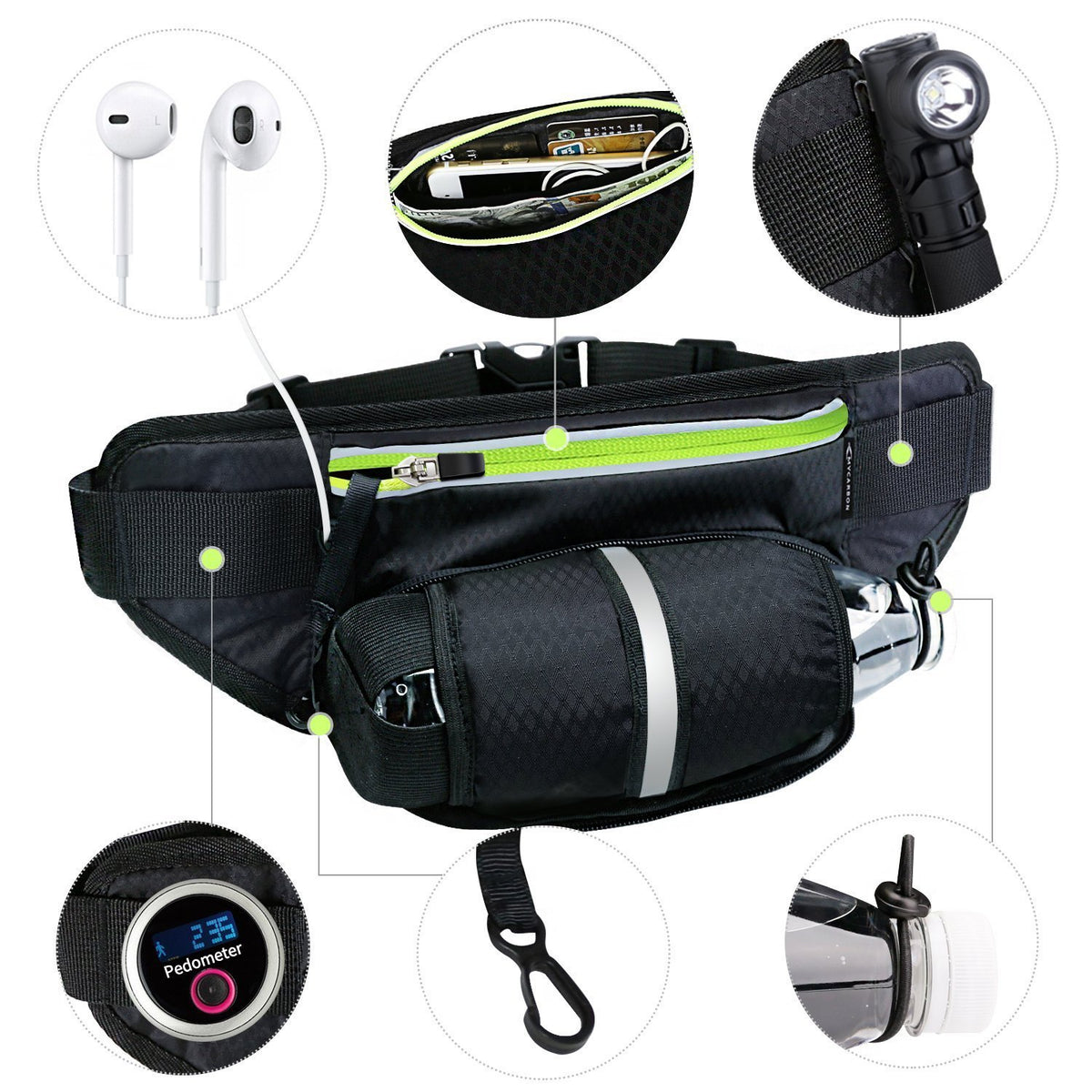 Multifunctional Sports Belt Waist Bag for Running