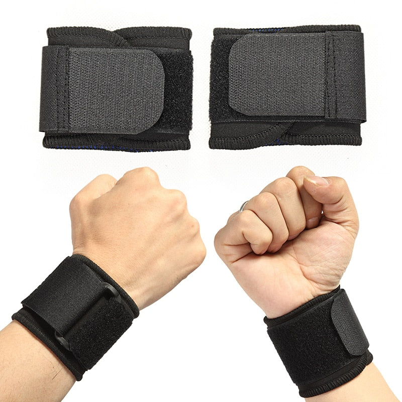 Adjustable Sports Wrist Wraps with Long Straps