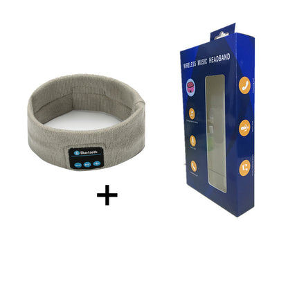 Knitted Sports Headband with Sweat-Wicking Bluetooth