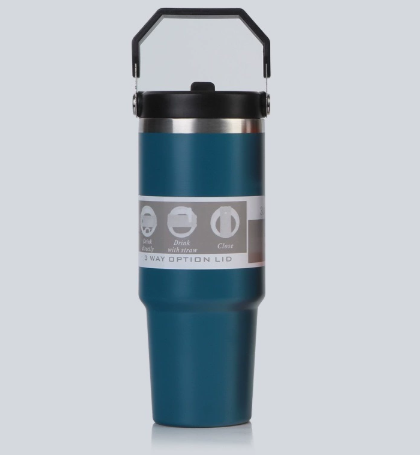 Dual Drink Stainless Steel Insulated Cup