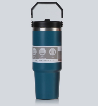 Dual Drink Stainless Steel Insulated Cup