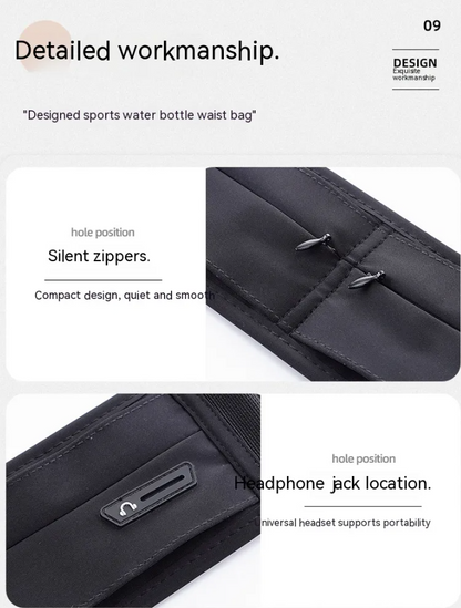 Slim Fit Running Belt with Phone Pocket