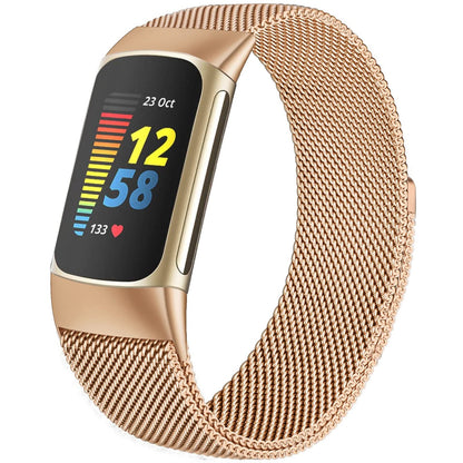 Metal Mesh Fitbit Charge 5 & 6 Band — Milanese Loop, Adjustable
