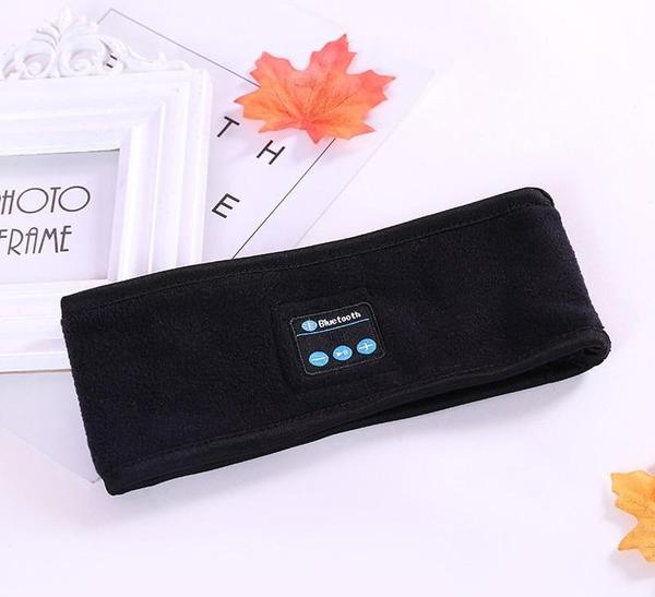 Knitted Sports Headband with Sweat-Wicking Bluetooth