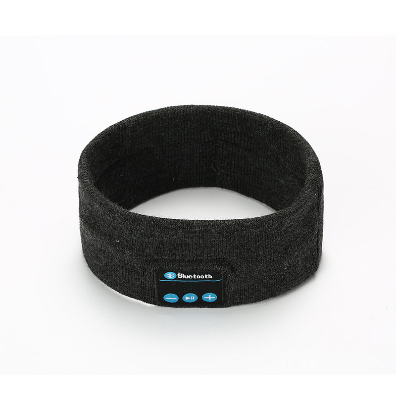 Knitted Sports Headband with Sweat-Wicking Bluetooth