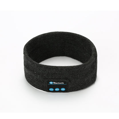 Knitted Sports Headband with Sweat-Wicking Bluetooth