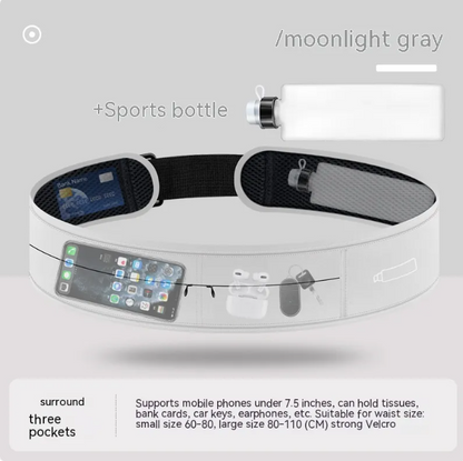 Slim Fit Running Belt with Phone Pocket