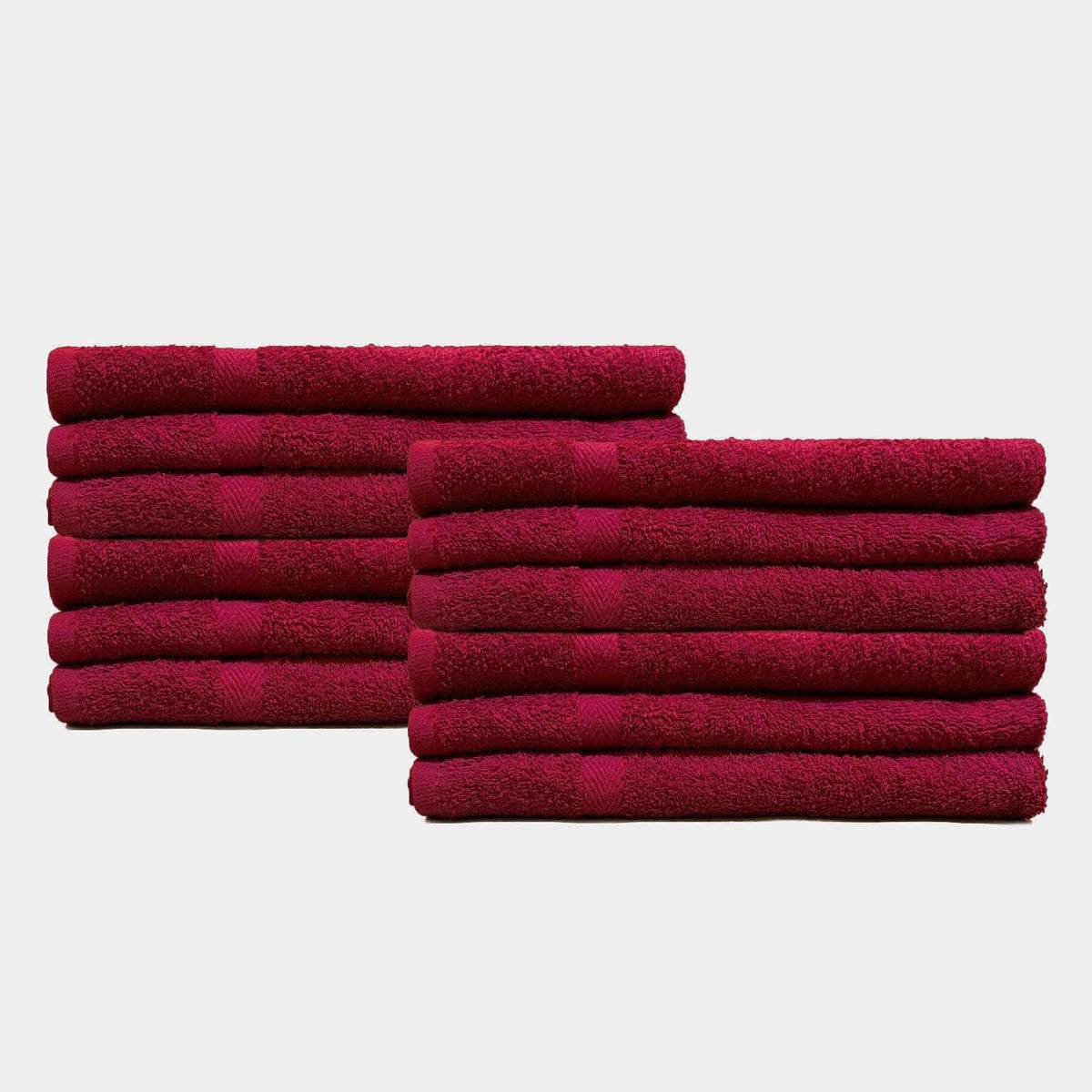 Spa Towels for Facials - Salon Towels Hand Towels Bulk Facial Towels for Estheticians Soft Toallas para Salon De Belleza 16 x 27 Inches Pack of 12 (Burgundy)