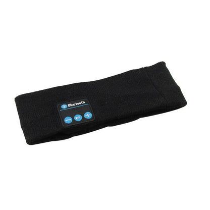 Knitted Sports Headband with Sweat-Wicking Bluetooth