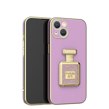 Electroplated Perfume Bottle Holder Case