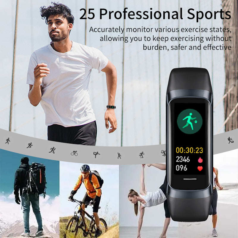 LIGE Smart Watch for Fitness, Body Temp, Heart Rate Monitor
