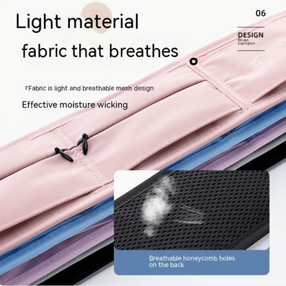 Slim Fit Running Belt with Phone Pocket