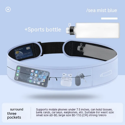 Slim Fit Running Belt with Phone Pocket